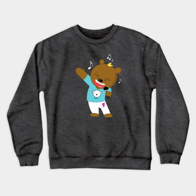 Reggaeton Bear Crewneck Sweatshirt by garciajey